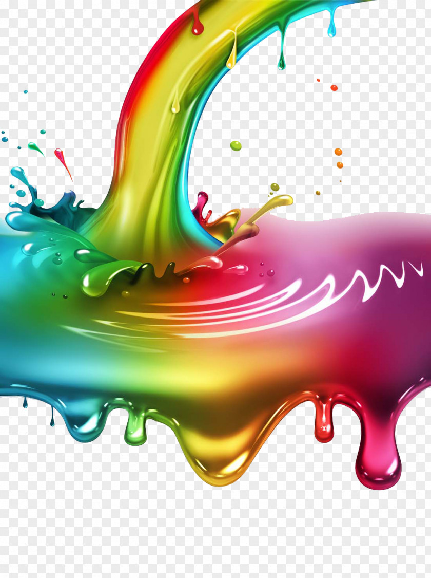 Colorful Paint Color Stock Illustration Photography PNG