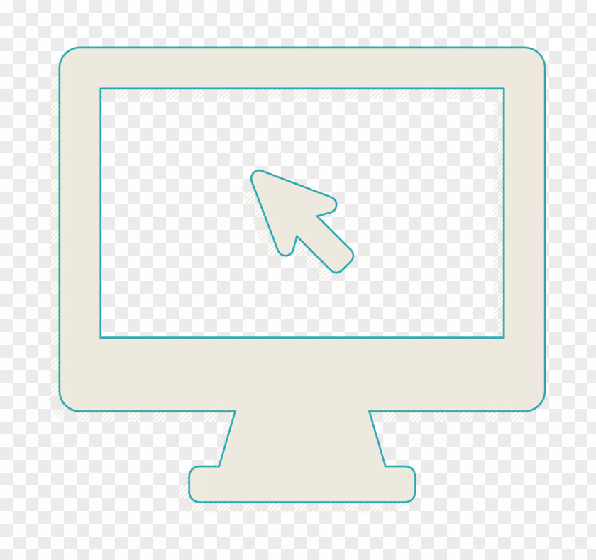 Computer Icon Monitor With Mouse Cursor Click PNG