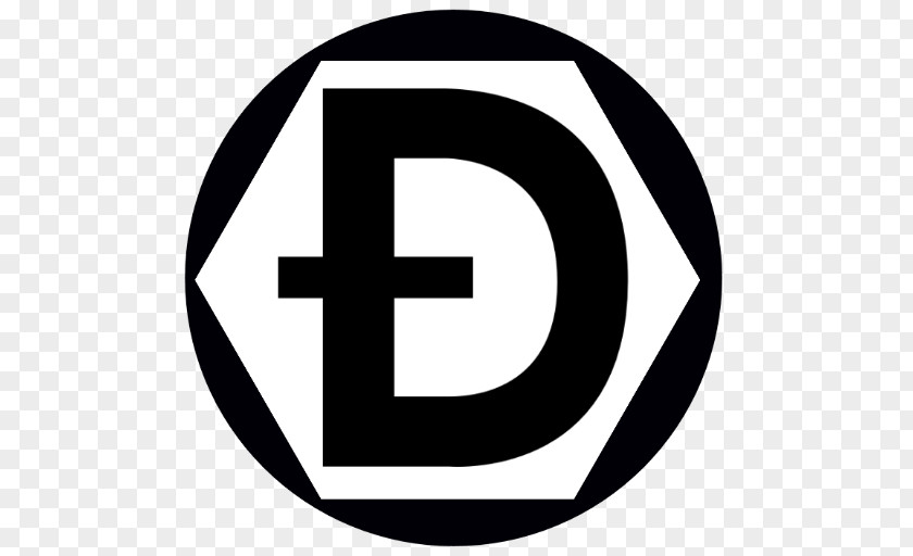 Dogecoin Logo Number Clip Art Brand Line PNG