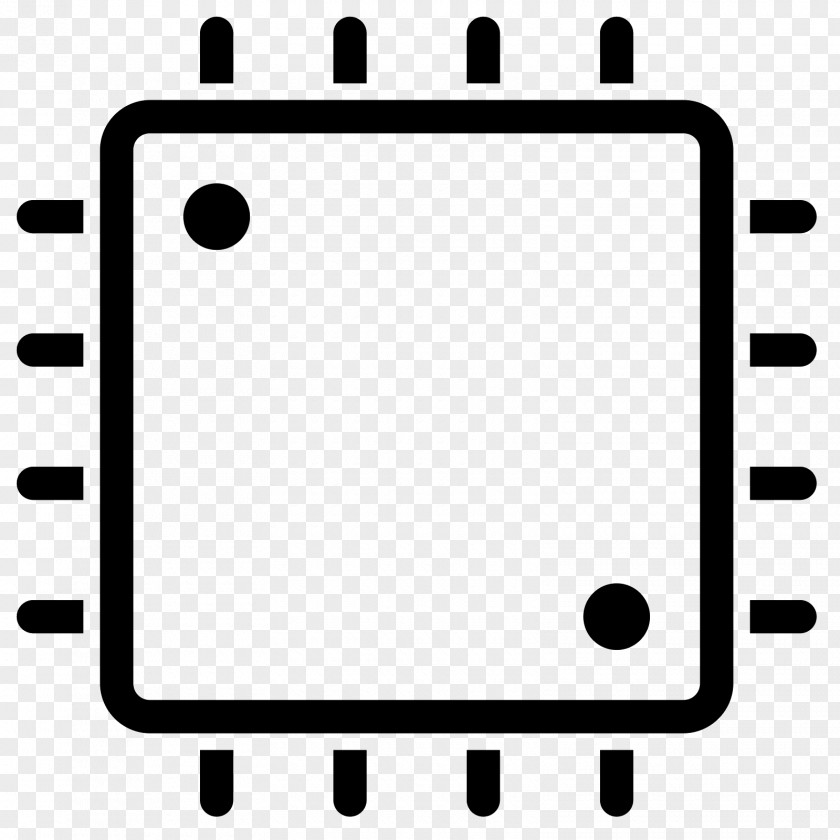 Edge Central Processing Unit Integrated Circuits & Chips PNG