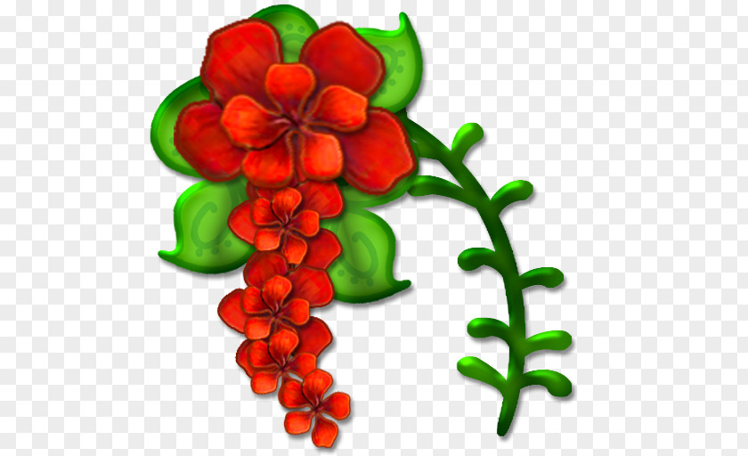 Geranium Flower Crane's-bill Red Clip Art PNG