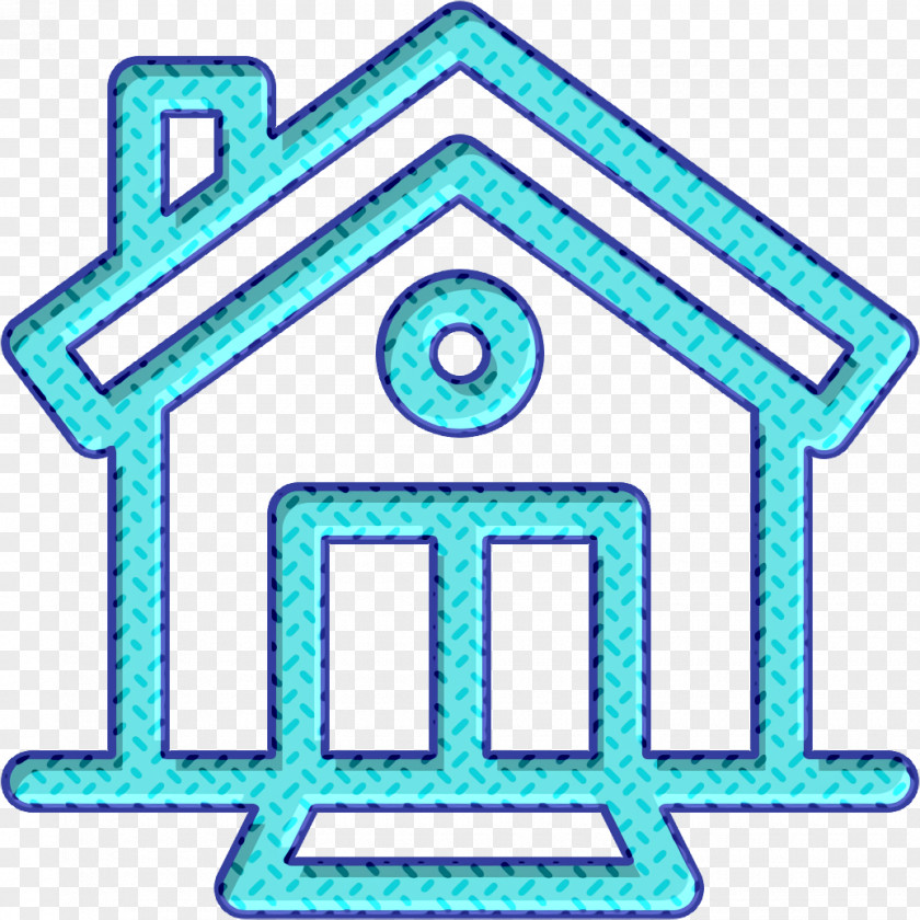 House Icon Architecture And City PNG