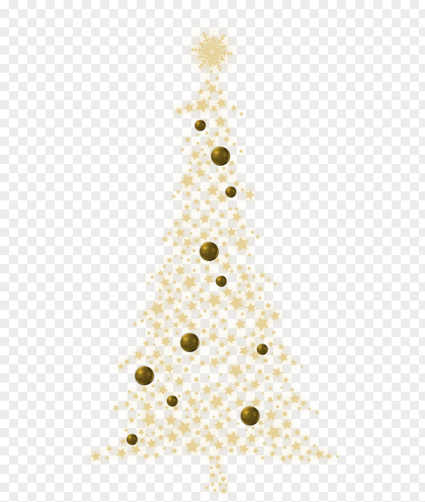 Star Christmas Tree Fir PNG