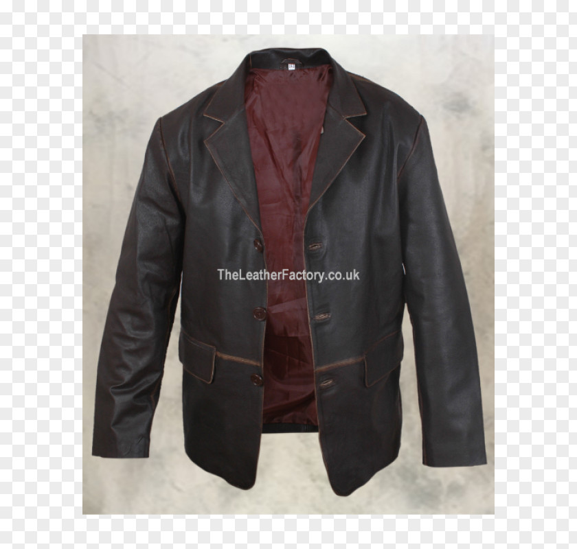 Blazer Leather Jacket Outerwear PNG