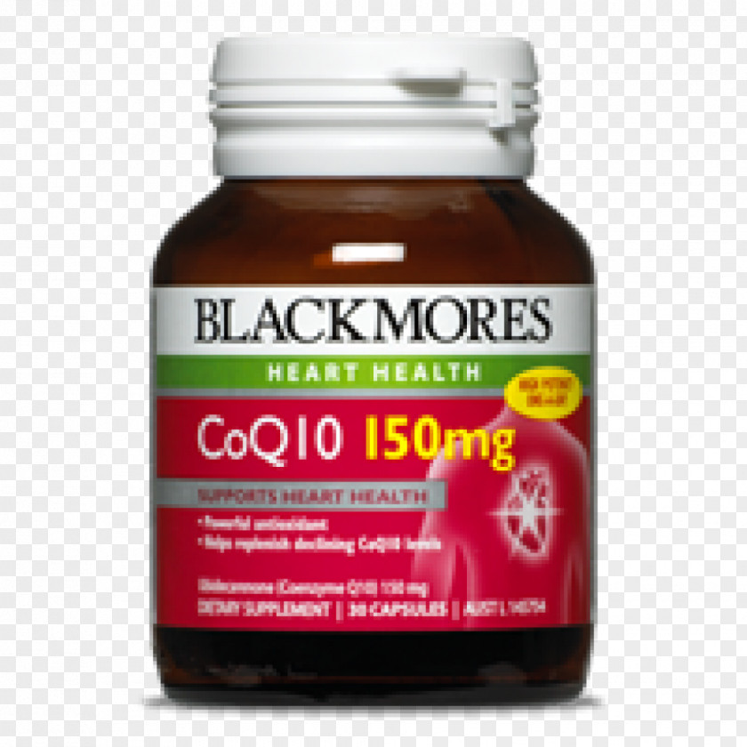 Health Dietary Supplement Nutrient Coenzyme Q10 Blackmores PNG