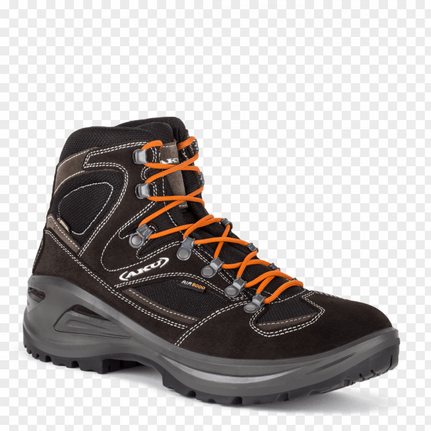 Hiking Boot Shoe Gore-Tex Trekking Suede PNG