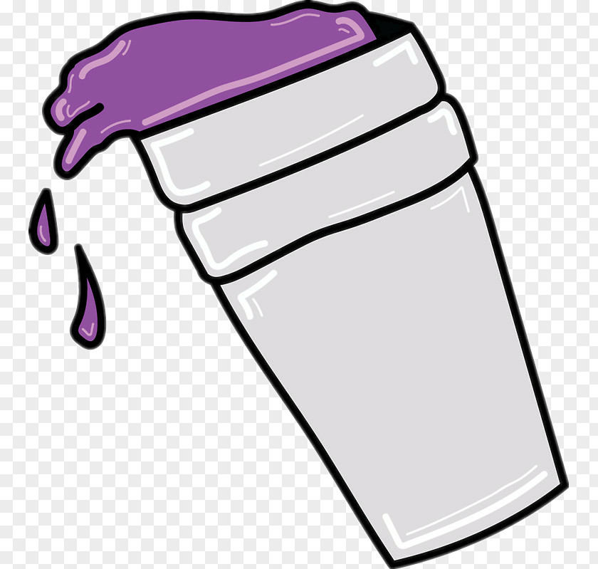 Leaning Clipart Purple Drank Drawing Cup PNG
