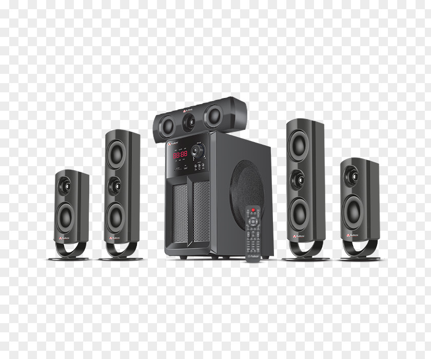 Audionic Computer Speakers 5.1 Surround Sound Home Theater Systems Loudspeaker Woofer PNG