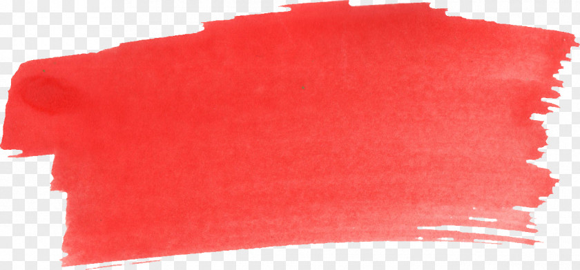 Brush Stroke Red Watercolor Painting PNG
