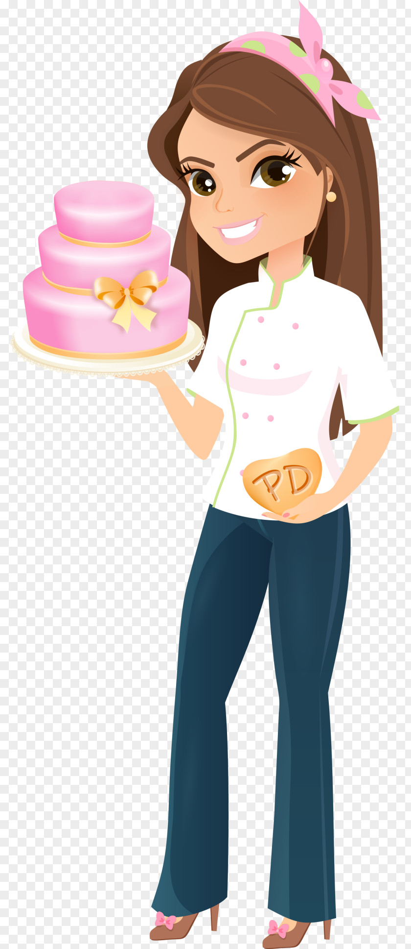 Cake Birthday Confectionery Store Mascot PNG