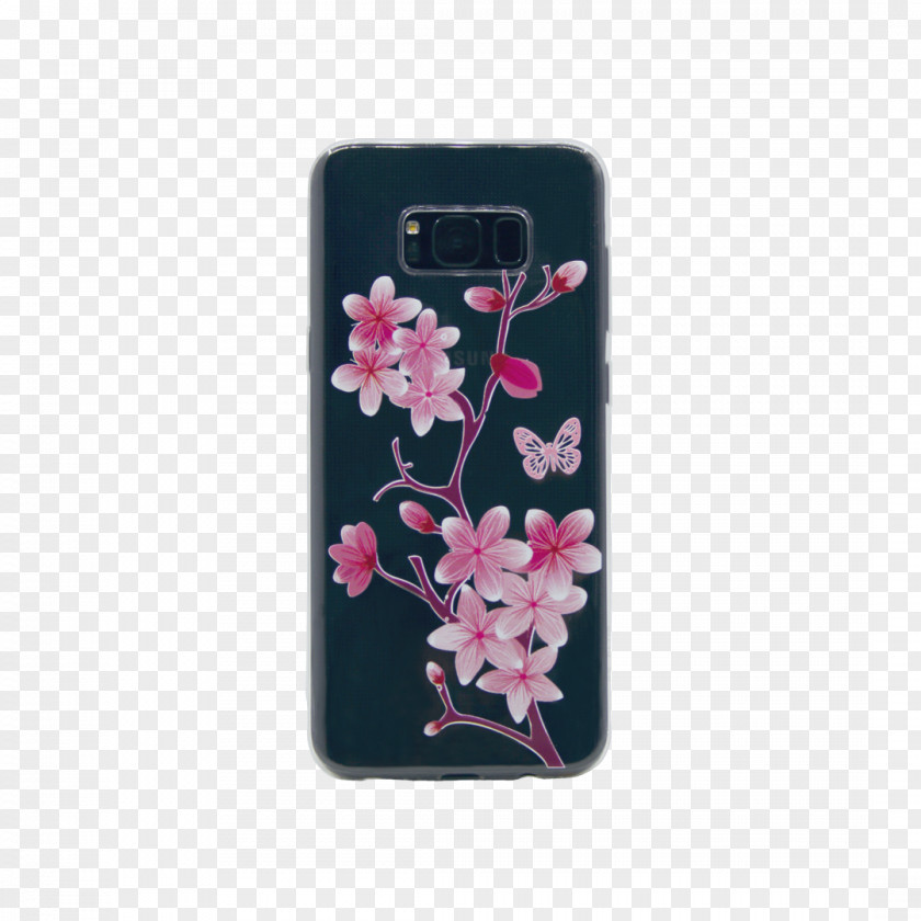 Cherry Blossom Mobile Phone Accessories ST.AU.150 MIN.V.UNC.NR AD Pink M PNG