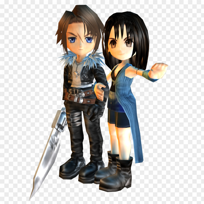 Final Fantasy VIII IX X IV (3D Remake) PNG