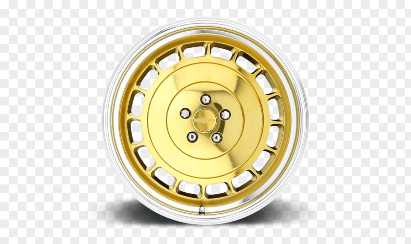 GOLD Lip Alloy Wheel Forging Rim Spoke PNG