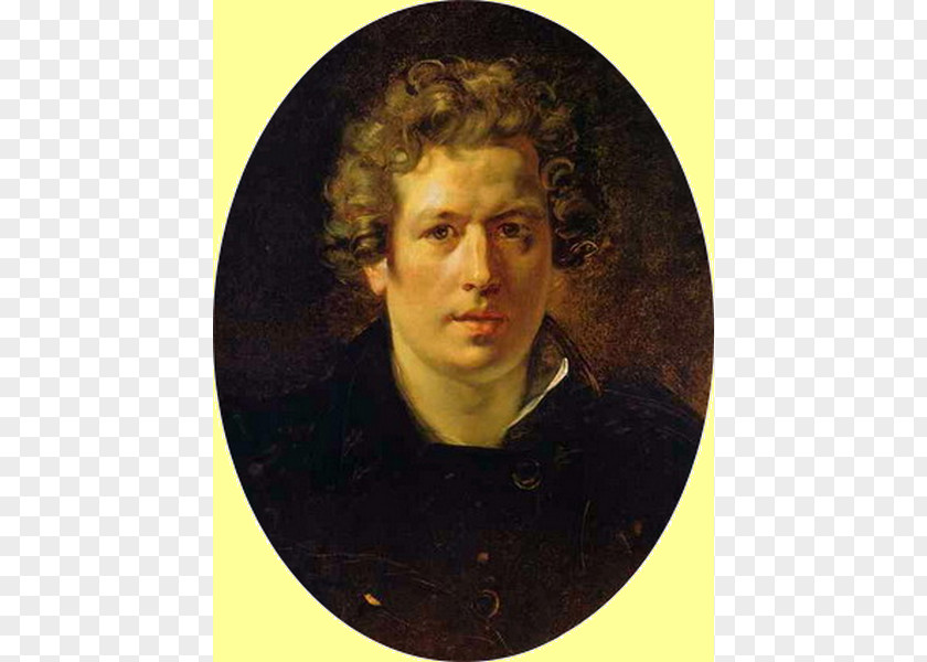 Painting Karl Bryullov Self-portrait Portrait Of The Architect And Painter Alexander Brulloff PNG
