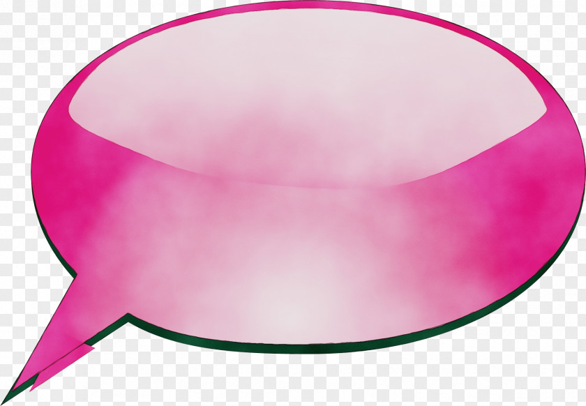 Petal Magenta Watercolor Balloon PNG