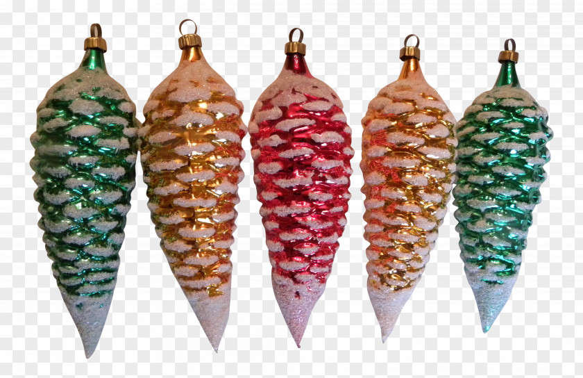 Pine Cone Christmas Ornament PNG