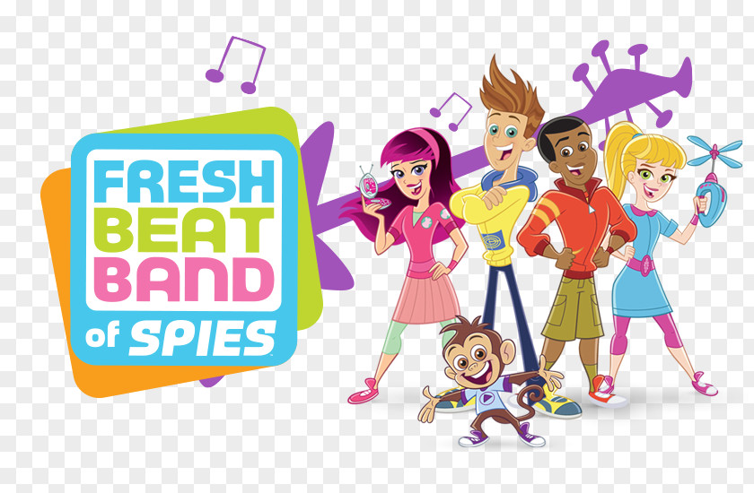 Season 1 Television ShowFresh Beat Band Nick Jr. Nickelodeon Children's Series Fresh Of Spies PNG