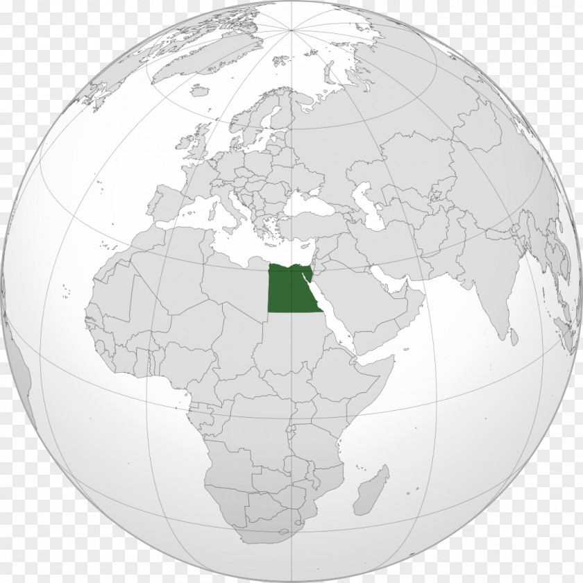 Egypt Israel Suez Crisis Country Orthographic Projection PNG