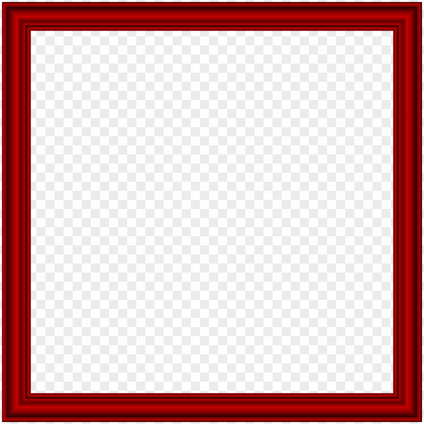 Red Border Frame Transparent Image Square Area Text Board Game Pattern PNG