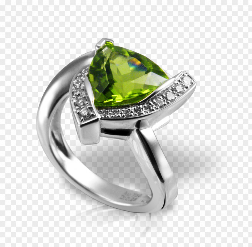 Ring Peridot Solitaire Diamond Jewellery PNG