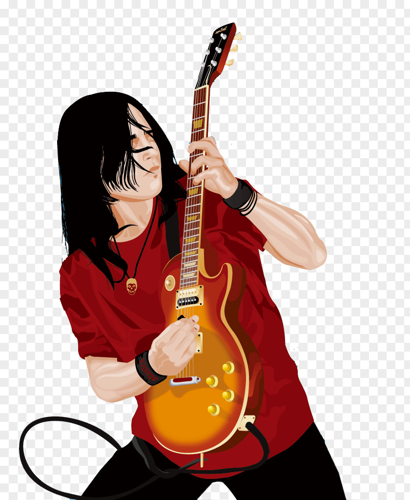Rock Guitarist PNG