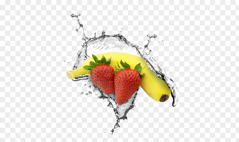 Strawberry Banana Smoothie Food PNG