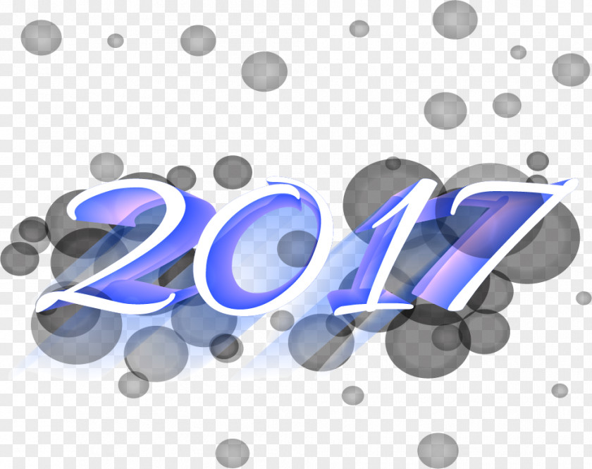 Three-dimensional Light Effects WordArt 2017 PNG