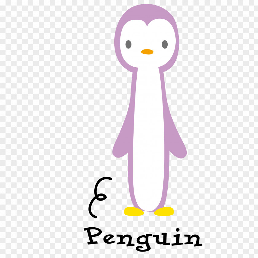 Vector Hand-drawn Cartoon Penguin Clip Art PNG