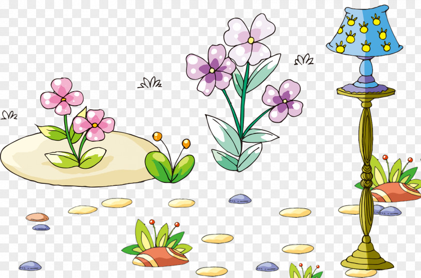 Collection Of Flowers And Green Grass Floral Design Flower PNG