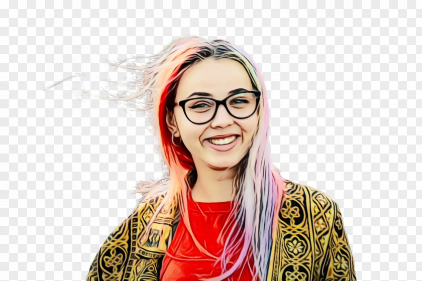 Glasses Smile -m- Hair Coloring Teacher Faculdade Ibhes PNG