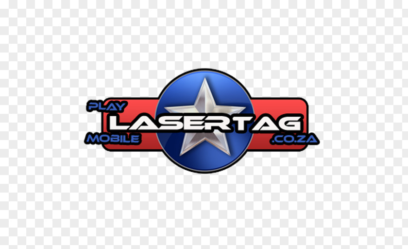 Laser Tag Cartoon Logo Emblem Brand PNG