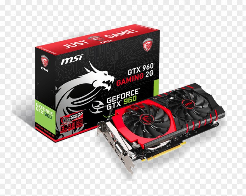 Nvidia Graphics Cards & Video Adapters MSI GTX 960 GAMING 2G GeForce 2GB GDDR5 PCI Express 3. 英伟达精视GTX PNG