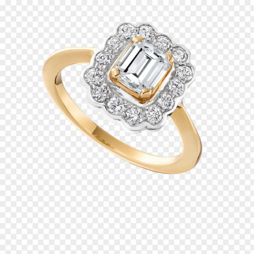 Ring Engagement Jewellery Diamond Cut Ruby PNG