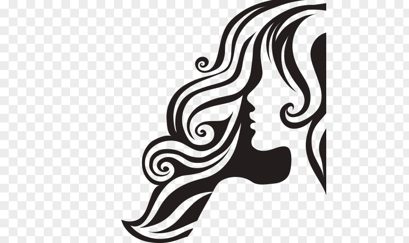 Artwork Woman Artificial Hair Integrations Beauty Parlour Logo PNG