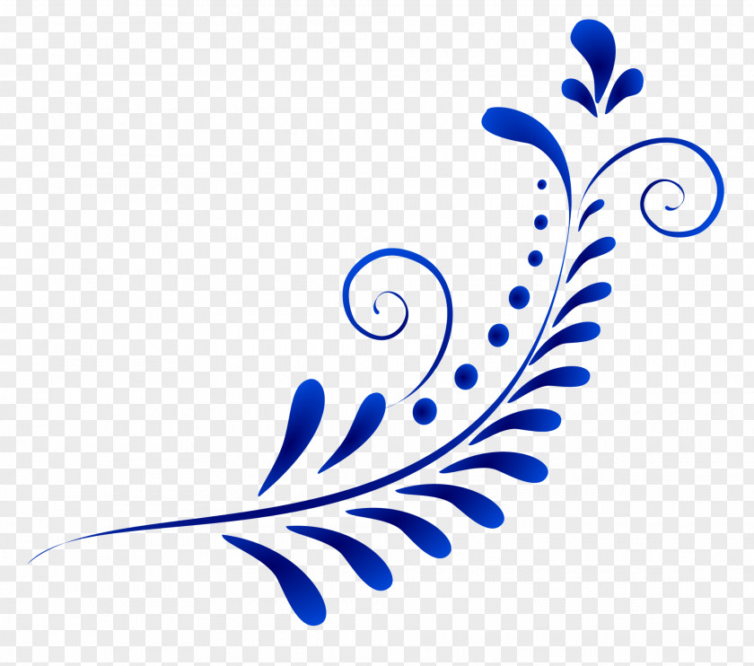 Blue Floral Watercolor: Flowers Ornament Watercolor Painting PNG