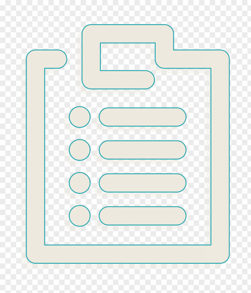 List Icon Creative Outlines Clipboard PNG