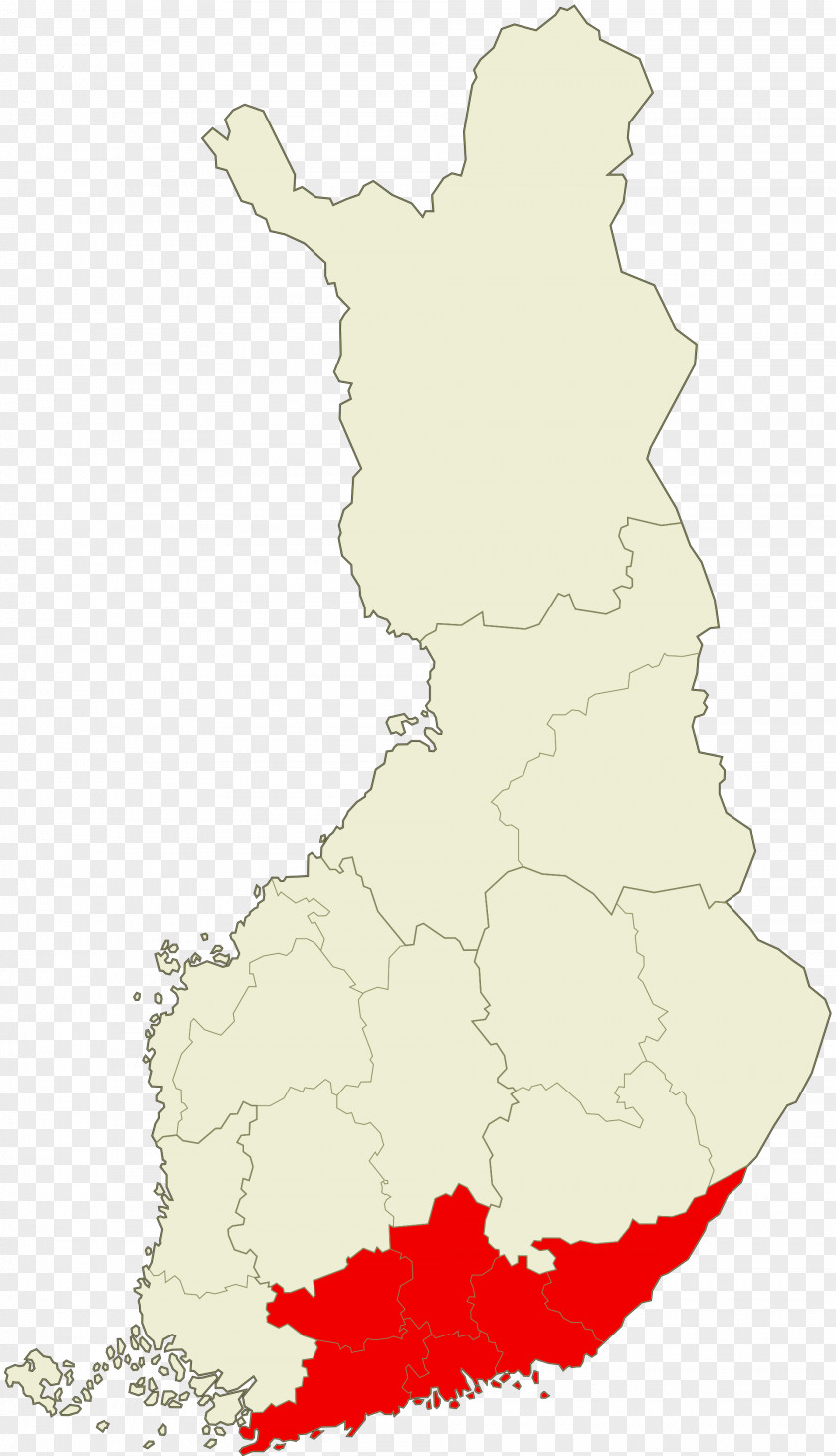 Map Päijänne Tavastia Regional State Administrative Agency For Southern Finland South Karelia Kymi PNG