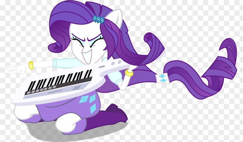 My Little Pony Friendship Is Magic Season 5 Rarity Keytar Pony: Equestria Girls Piano PNG