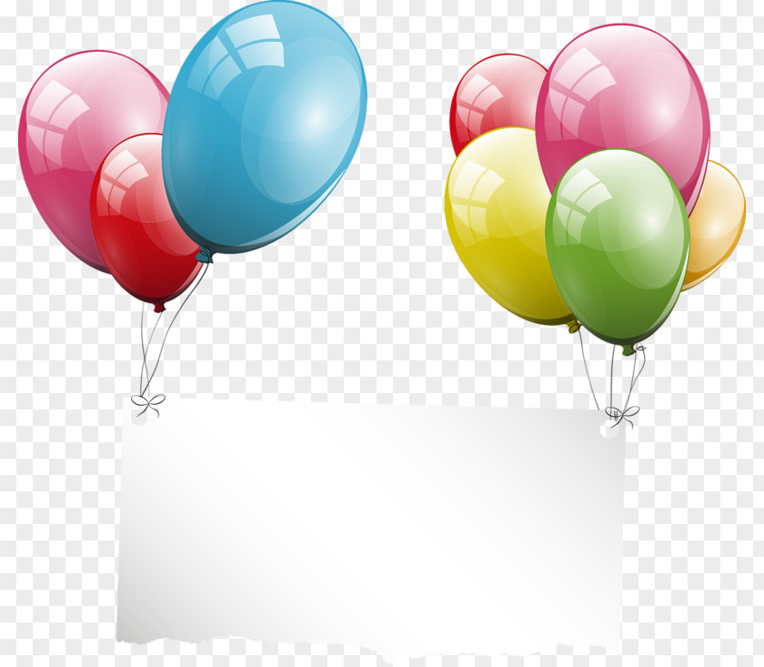 Balloon Tag Party Birthday Greeting Card Clip Art PNG
