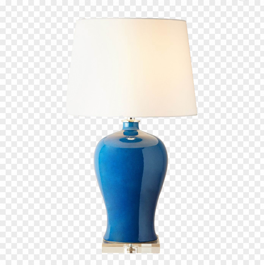 Classical Blue Ceramic Lamp Designer PNG
