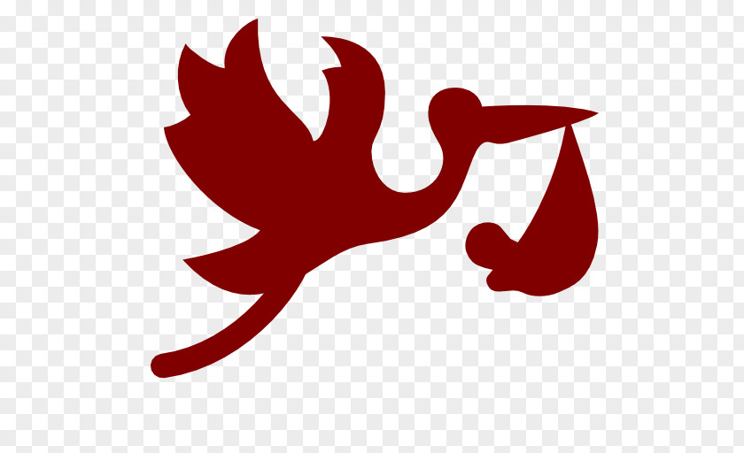 Stork Bird Symbol Clip Art PNG