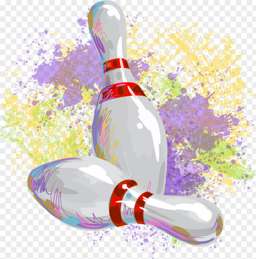 Vector Drawing Bowling Recreational Activities Royalty-free Illustration PNG