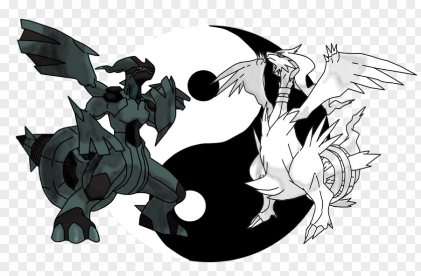 Ying Yang Pokémon Black 2 And White Pokemon & X Y Zekrom Reshiram PNG