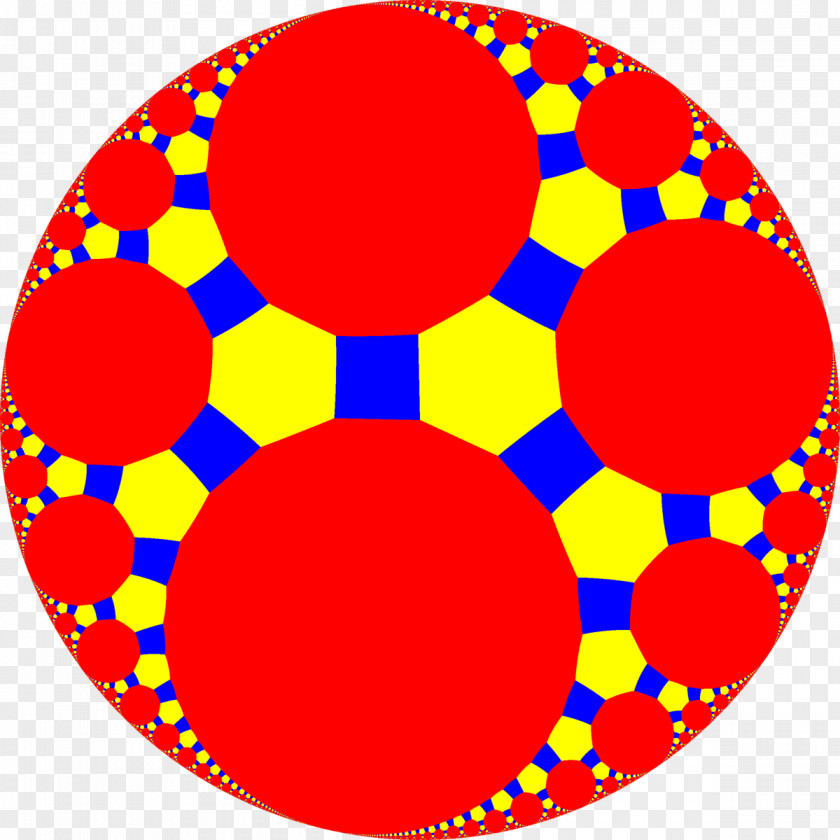 7 Apeirogon Tessellation Face Uniform Tilings In Hyperbolic Plane Geometry PNG