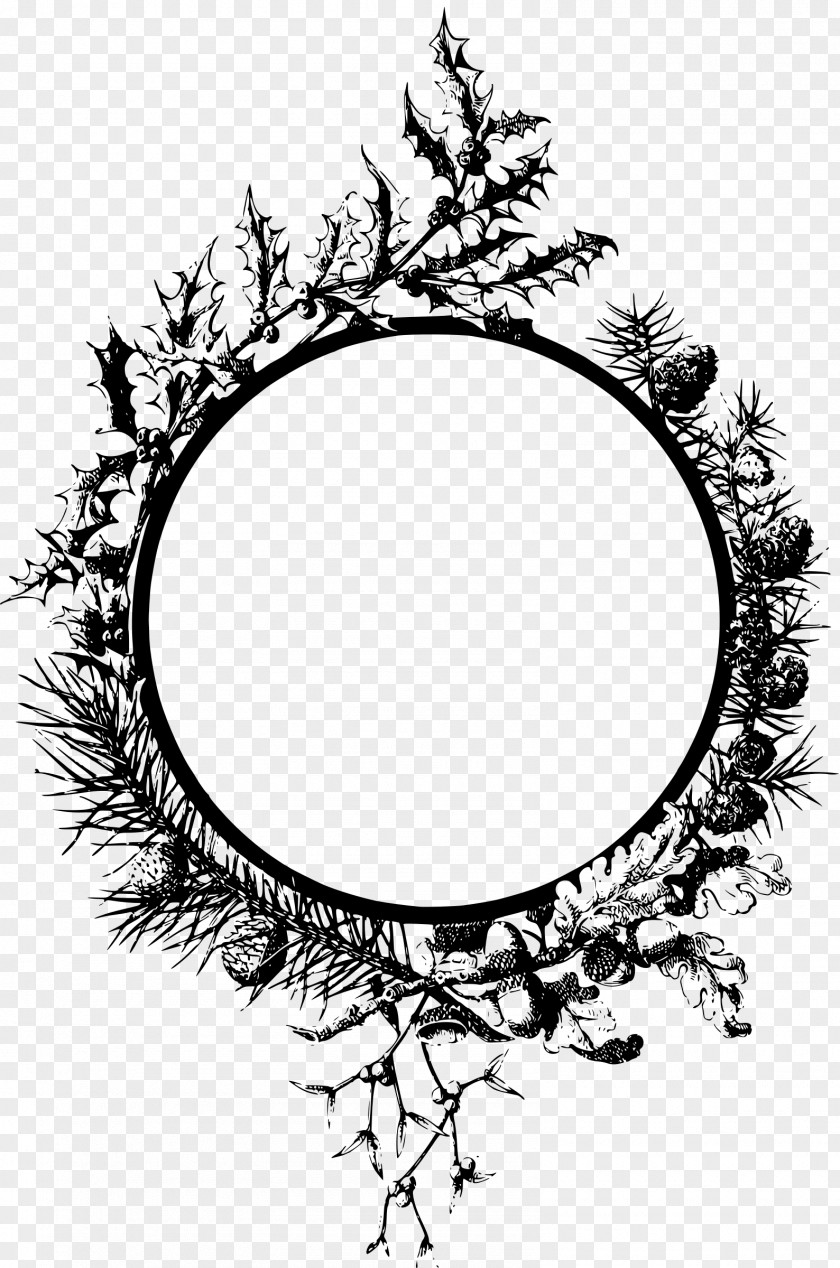 Lace Boarder Christmas Picture Frames Clip Art PNG