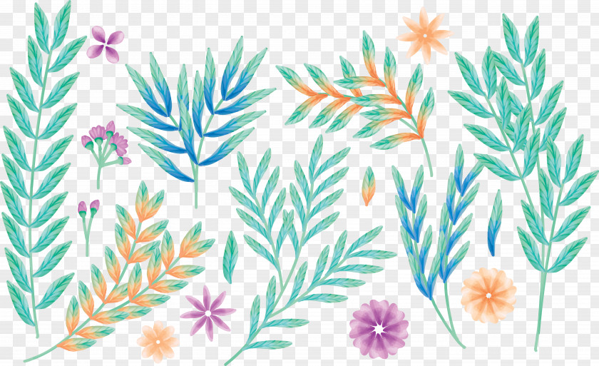 Painted Plants Plant Leaf Painting Petal PNG