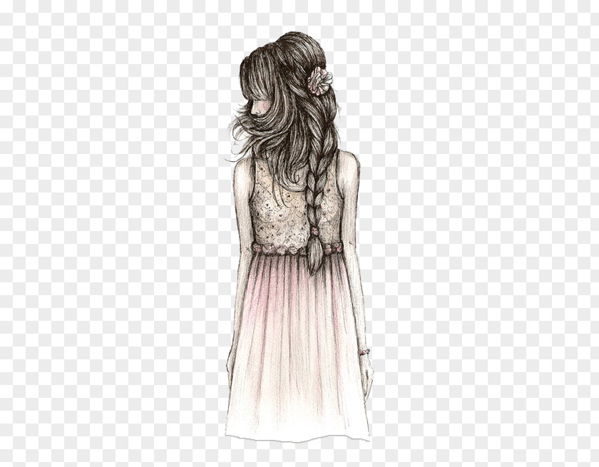 Design Fashion Illustration Drawing Sketch PNG