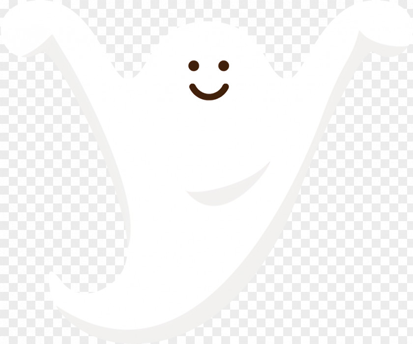 Emoticon Smile Ghost Halloween PNG