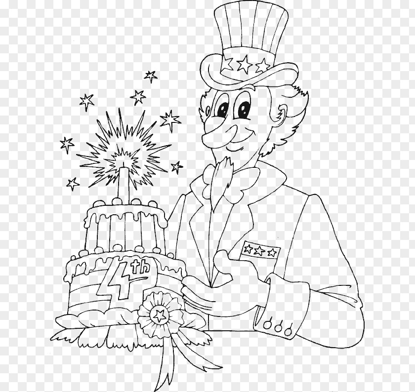 Uncle Independence Day Coloring Book Sam United States Child PNG