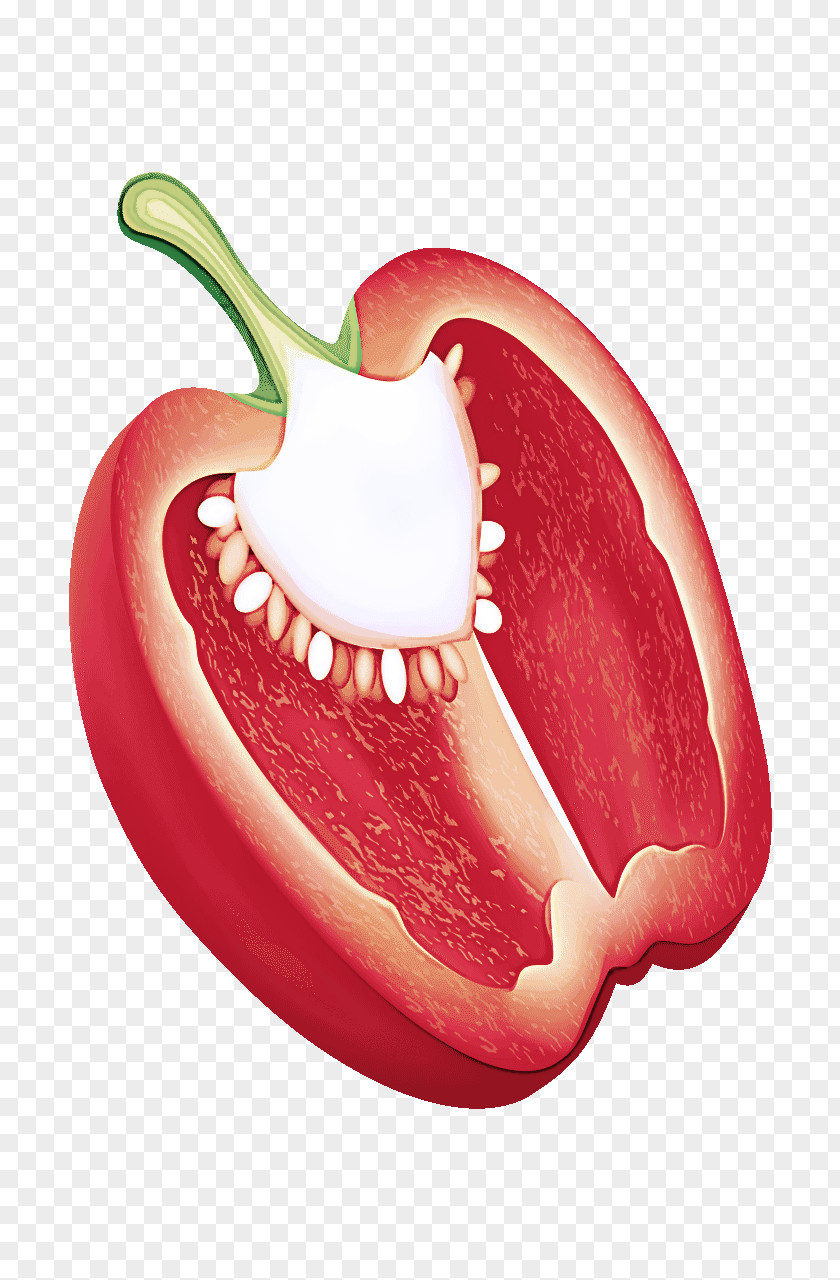 Vegetable Natural Foods Mouth Plant Lip Paprika Food PNG